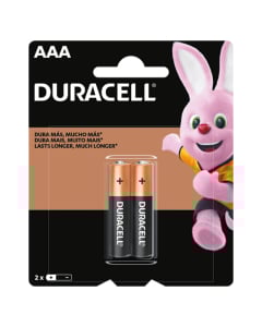 Pilas Duracell AAA 2 Unidades
