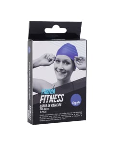 Gorra de Nataci&oacute;n Farma Fitness para Adultos Azul