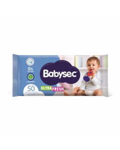Toallitas H&uacute;medas Babysec Ultra Fresh