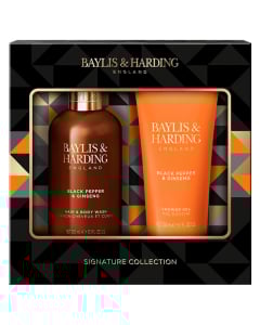Set Baylis & Harding Black Pepper & Ginseng Men's Luxury 2 Unidades