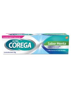 Adhesivo Dental Corega Crema Ultra Menta 40 g