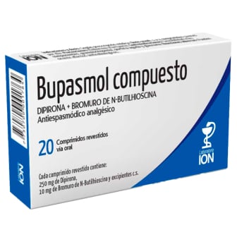 Bupasmol Compuesto 20 Comprimidos