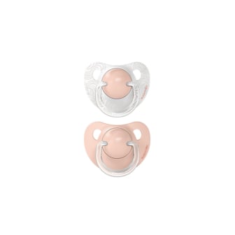 Chupete Anatómico Suavinex Silicona SX PRO 0 a 6 Meses Dreams Rosa 2 Unidades