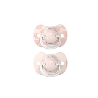 Chupete Fisiológico Suavinex Silicona SX PRO 0 a 6 Meses Dreams Rosa 2 Unidades