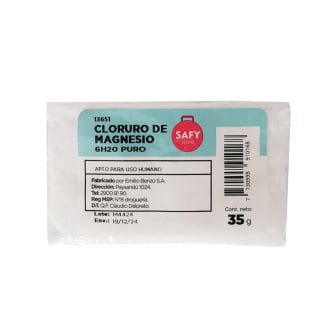 Cloruro De Magnesio Safy 35 G