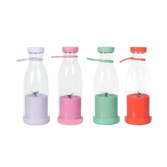 Botella Licuadora Farma Hogar Mini Juice 380 Ml 1 Unidad Colores Surtidos