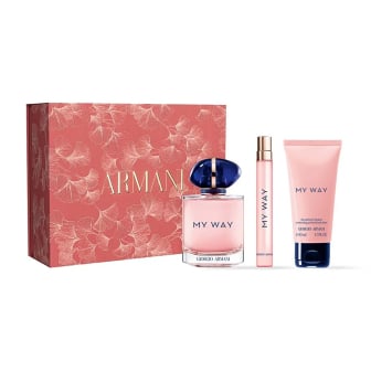 Cofre Giorgio Armani Perfume My Way Edp 90 Ml + Mini Talla 10 Ml + Loción Corporal 50 Ml