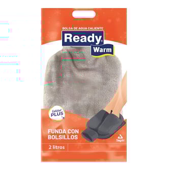 Bolsa De Agua Caliente Readywarm Funda Con Bolsillo 2 L
