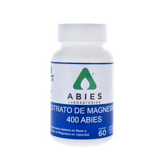 Citrato De Magnesio Abies 400 Mg 60 Cápsulas 