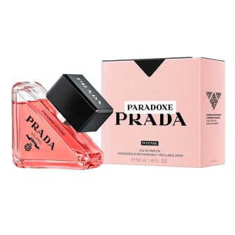 Frasco y caja de Prada Paradoxe Intense