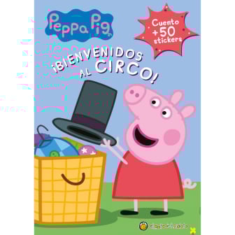 Libro Peppa Pig Bienvenidos Al Circo Con Stickers