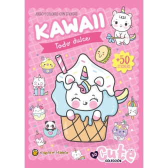 Libro Kawaii Todo Dulce Con Stickers