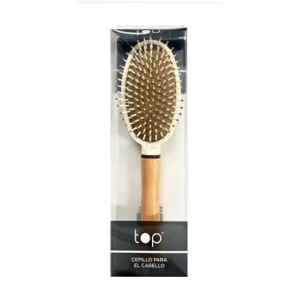 Cepillo para el Pelo Top Premium Ovalado con Mango de Madera