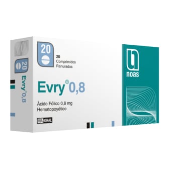 Evry 0.8 Mg 20 Comprimidos
