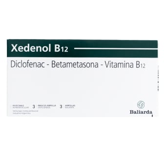 Xedenol B12 Inyectable 3 Ampollas
