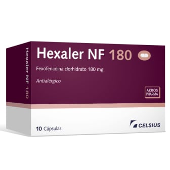 Hexaler Nf 180 Mg 10 Cápsulas