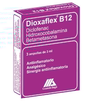 Dioxaflex B12 3 Ampollas