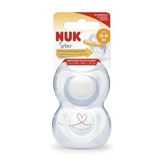 Chupete Nuk Látex Happy Kids Talle 1 2 Unidades