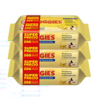 Toallitas Húmedas Huggies Limpieza Cotidiana 288 Unidades 