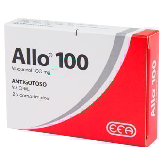 Allo 100 Mg 25 Comprimidos
