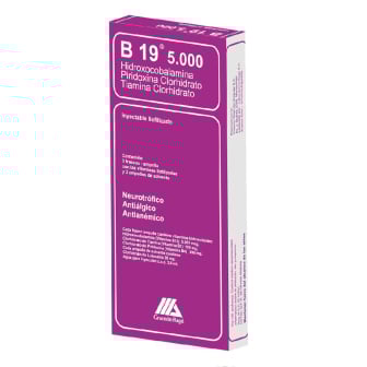 B 19 5000 3 Ampollas