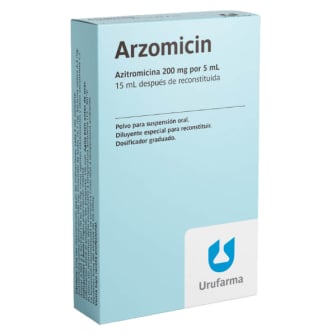 Arzomicin Suspensión 200 Mg Por 5 Ml - 15 Ml