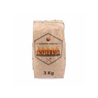 Bolsa De Carbón Vegetal Infierno 3 Kg