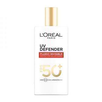 Protector Solar L'Oréal Paris Dermo Expertise UV Defender Fluido Invisible FPS50+ 40 g