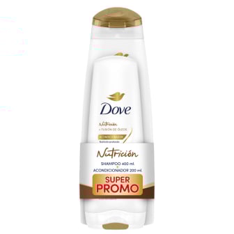 Pack Dove óleo Nutrición Shampoo 400 Ml + Acondicionador 200 Ml