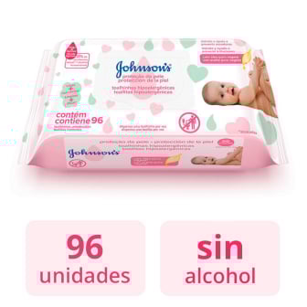 Toallitas Húmedas Johnson's Baby Extra Cuidado 96 Unidades