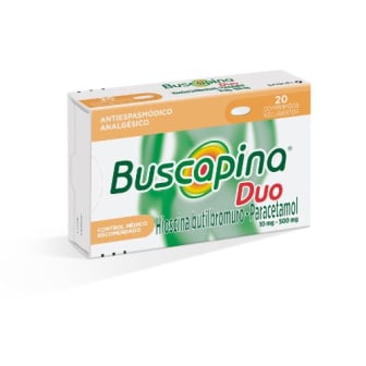 Buscapina Dúo (paracetamol) 20 Comprimidos