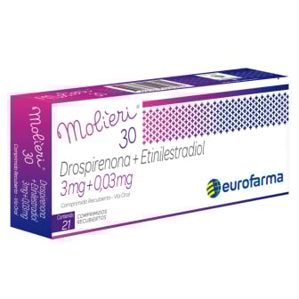 Molieri 30 3 / 0.03 Mg 21 Comprimidos Recubiertos