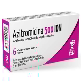 Azitromicina 500 Mg 6 Comprimidos