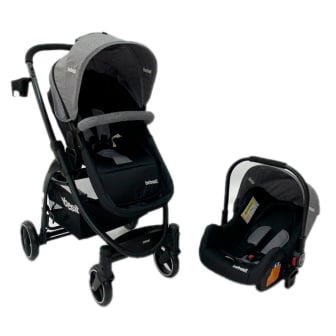 Cochecito Travel System Bebesit Alfa Gris