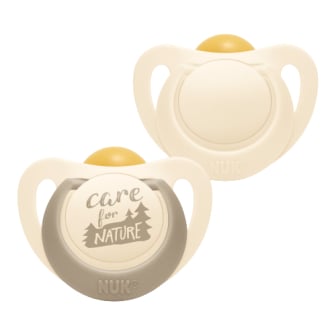 Chupete Nuk For Nature Látex 2 Unidades 6 a 18 Meses
