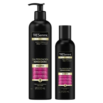 Pack Shampoo TRESemmé Cauterización Reparadora 500 ml + Acondicionador 250 ml
