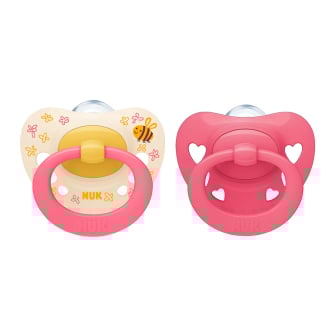 Chupete Nuk Silicona Happy Days Niña Talle 3 2 Unidades