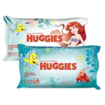 Toallitas Húmedas Huggies Sirenita 80 Unidades