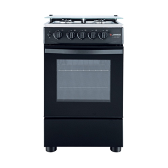 Cocina James C 506 Mnt A Gas 4 Hornallas Negra 