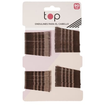 Ondulines Para El Pelo Top Marrones 90 Unidades