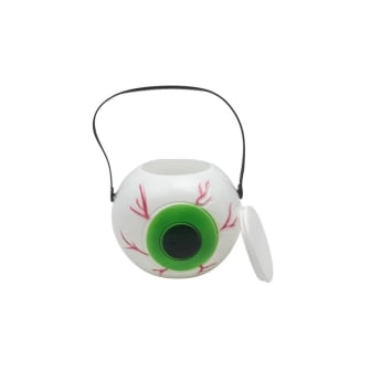 Balde de Halloween Mis Petates Caramelera Ojo Verde