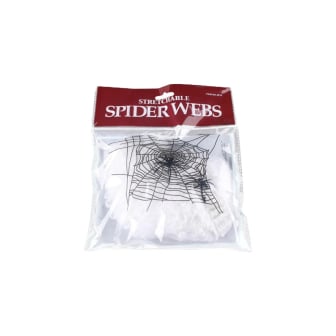 Telaraña Decorativa con Arañas Mis Petates Blanco