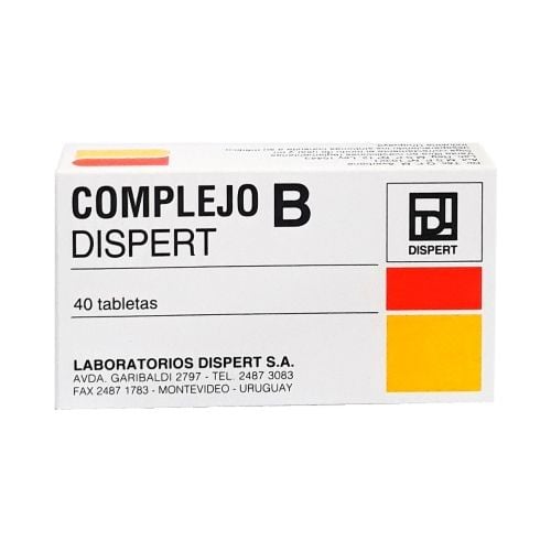 Complejo B Dispert 40 Tabletas Farmashop