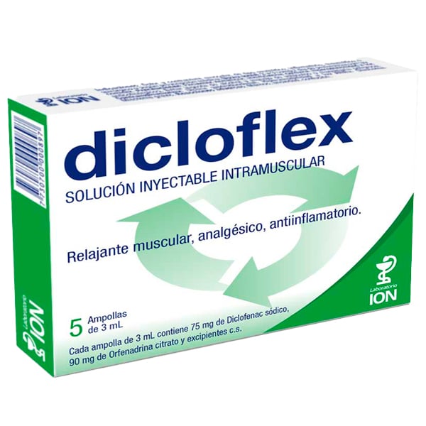 Dicloflex Inyectable 5 Ampollas