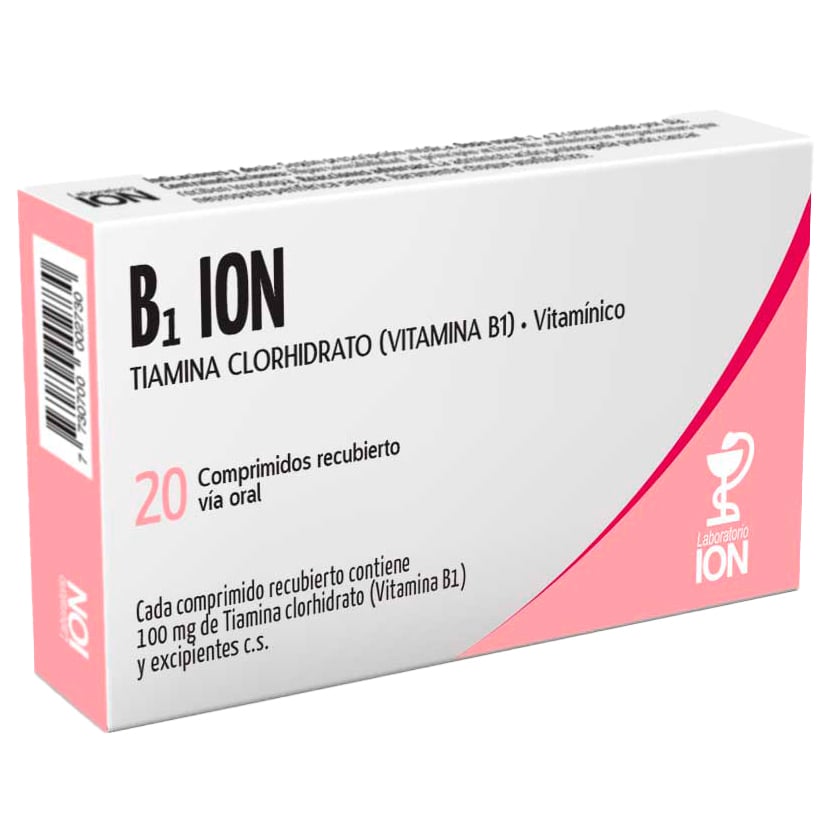 B1 Ion 100 Mg 20 Comprimidos