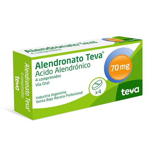 Alendronato 70 Mg 4 Comprimidos