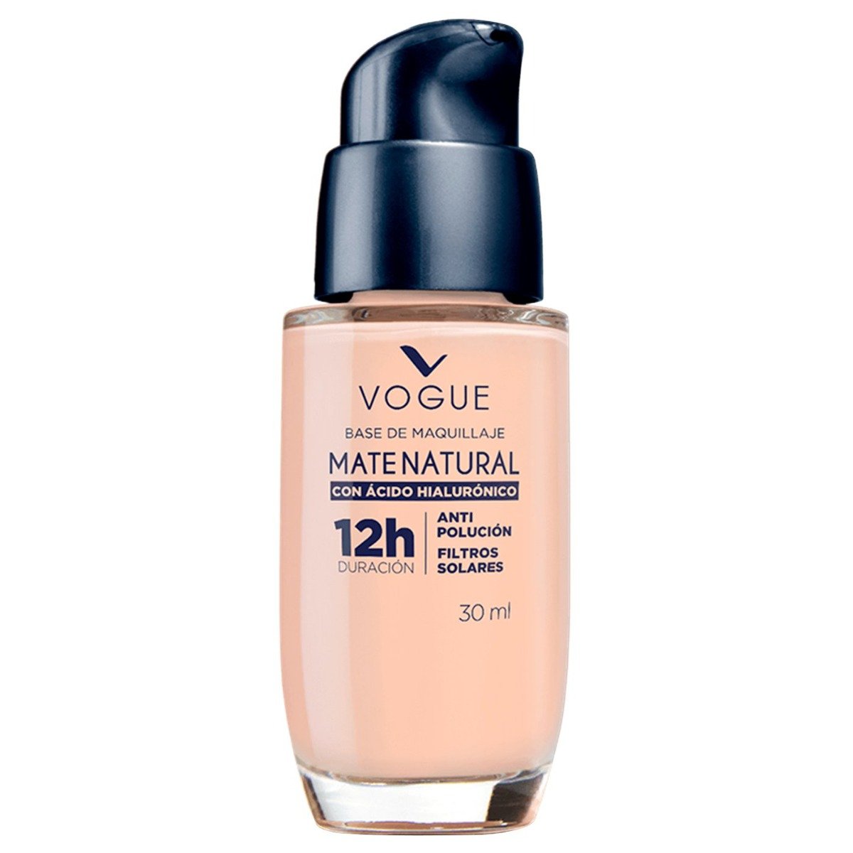 Base Vogue Mate Con ácido Hialurónico Natural 30 Ml