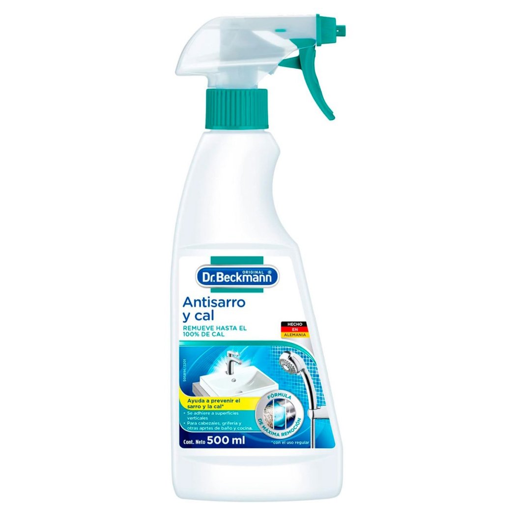 Limpiador Antisarro Y Cal Dr. Beckmann Spray Para Baños 500 Ml