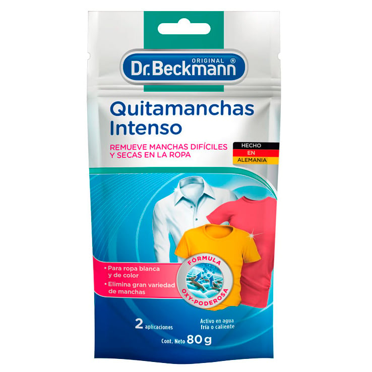 Jabón Para Ropa Dr.beckmann Quitamanchas Intenso Doypack 80 G