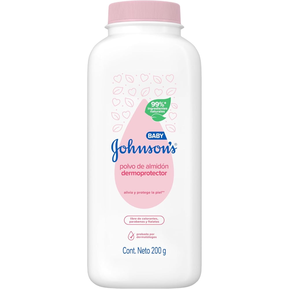 Talco Johnson & Johnson Polvo Almidón Dermoprotector 200 G